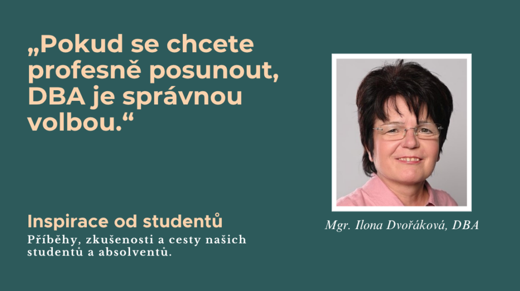 Inspirace od studentu Mgr. Ilona Dvorakova DBA | Úvod - CZ
