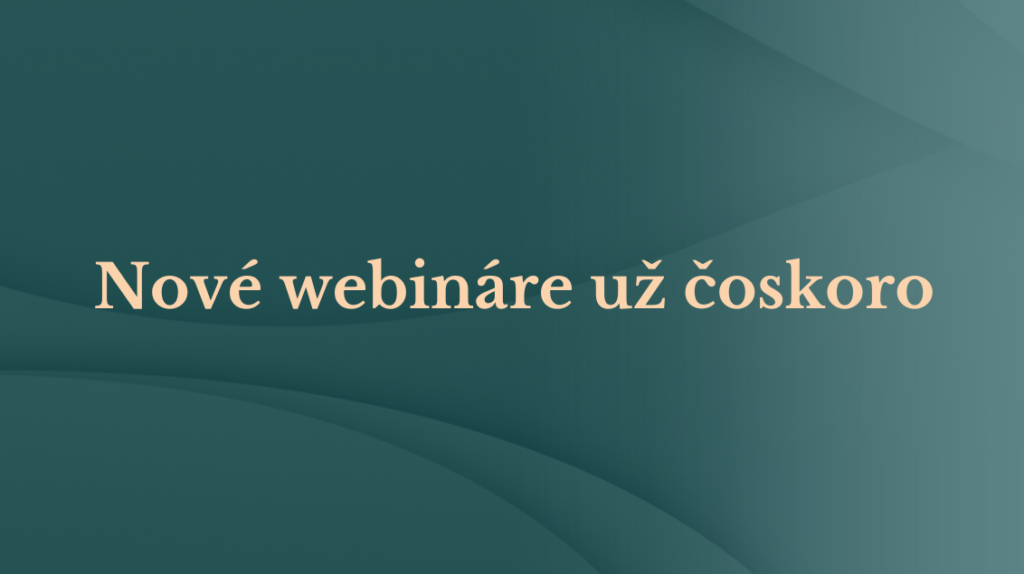 Nove webinare uz coskoro | Online webináre