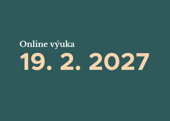 Online vyuka 19. 2. 2027 | Online výuka