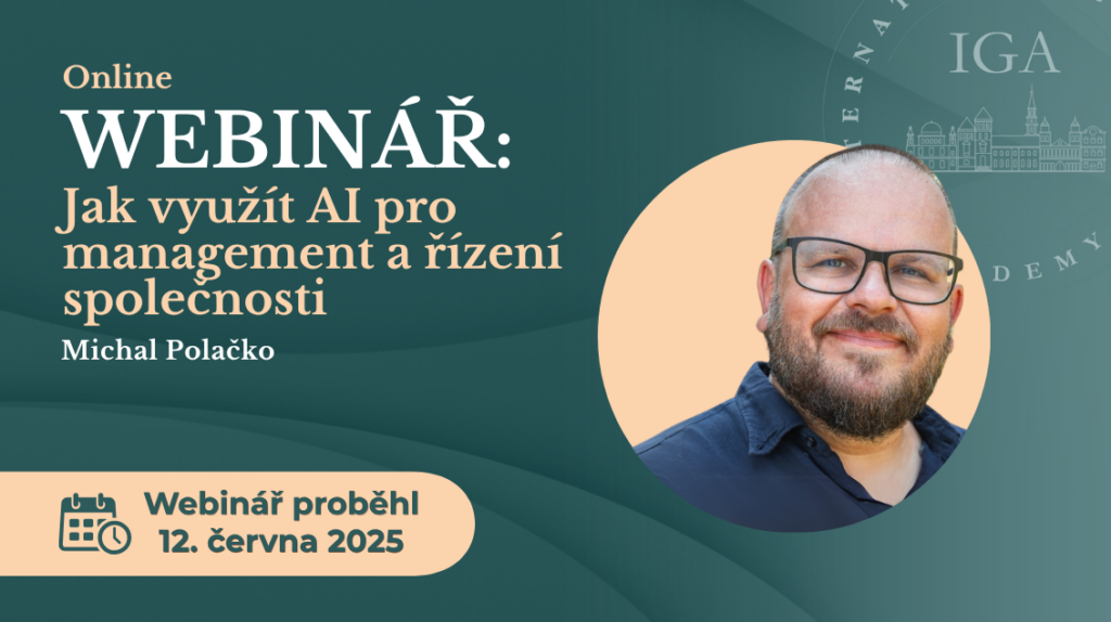 Online webinar probehl Michal Polacko | Online webináře